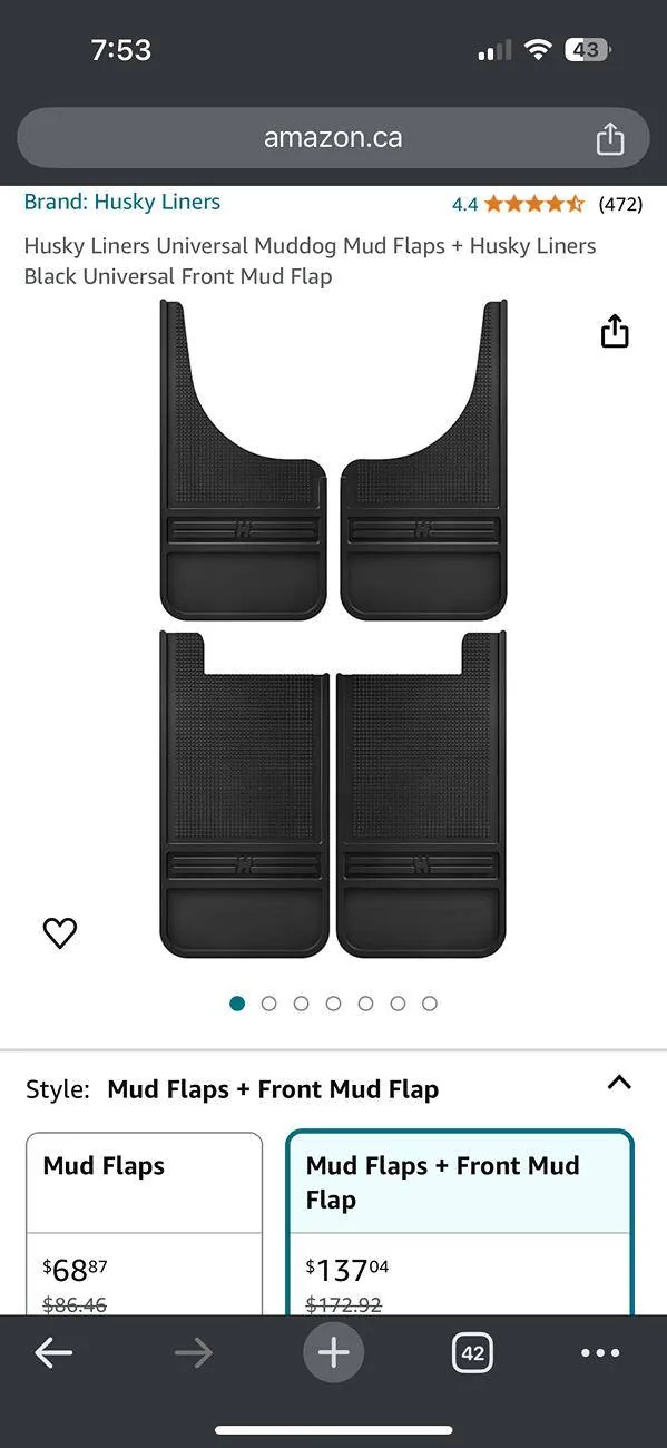 Ford F-150 Mudflaps / splash guards (husky muddog vs. Gatorback vs. OEM) IMG_8104