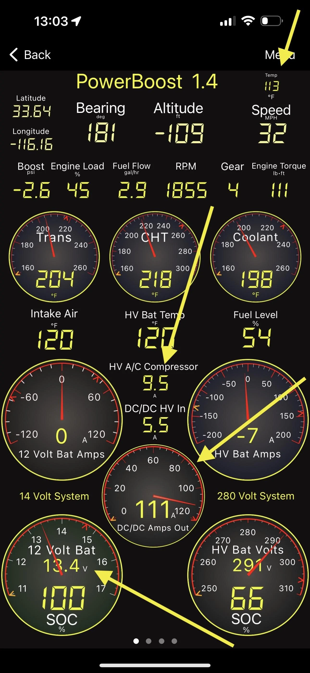 Ford F-150 PowerBoost Electrical Consumption at High Temperatures IMG_8131