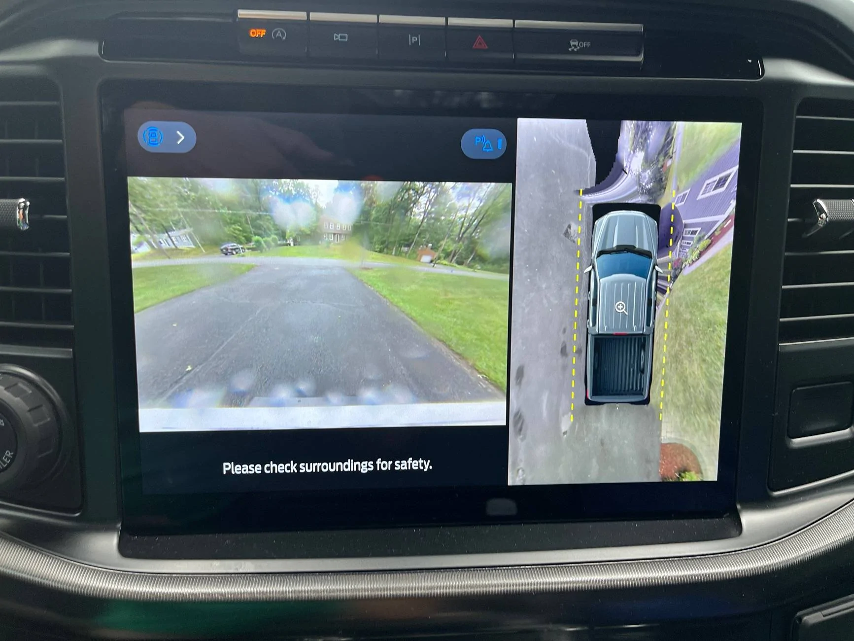 Ford F-150 Passenger Mirror Camera Facing Down IMG_8198