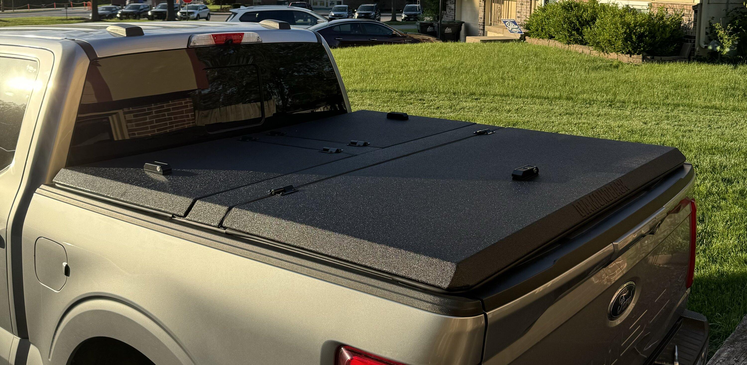 Ford F-150 Diamondback 270 tonneau cover installed IMG_8204