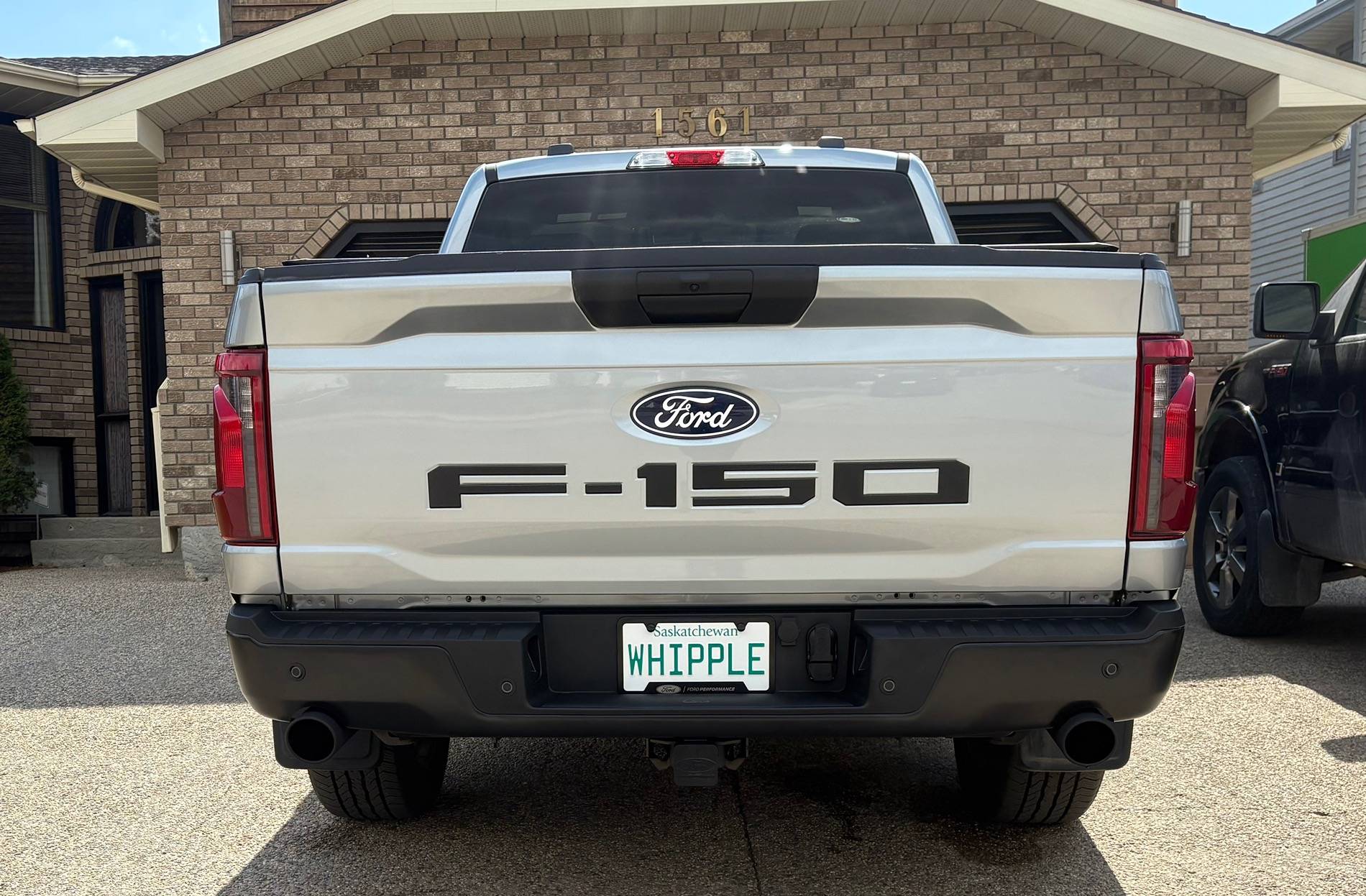 Ford F-150 Homemade rear traction bars IMG_8254