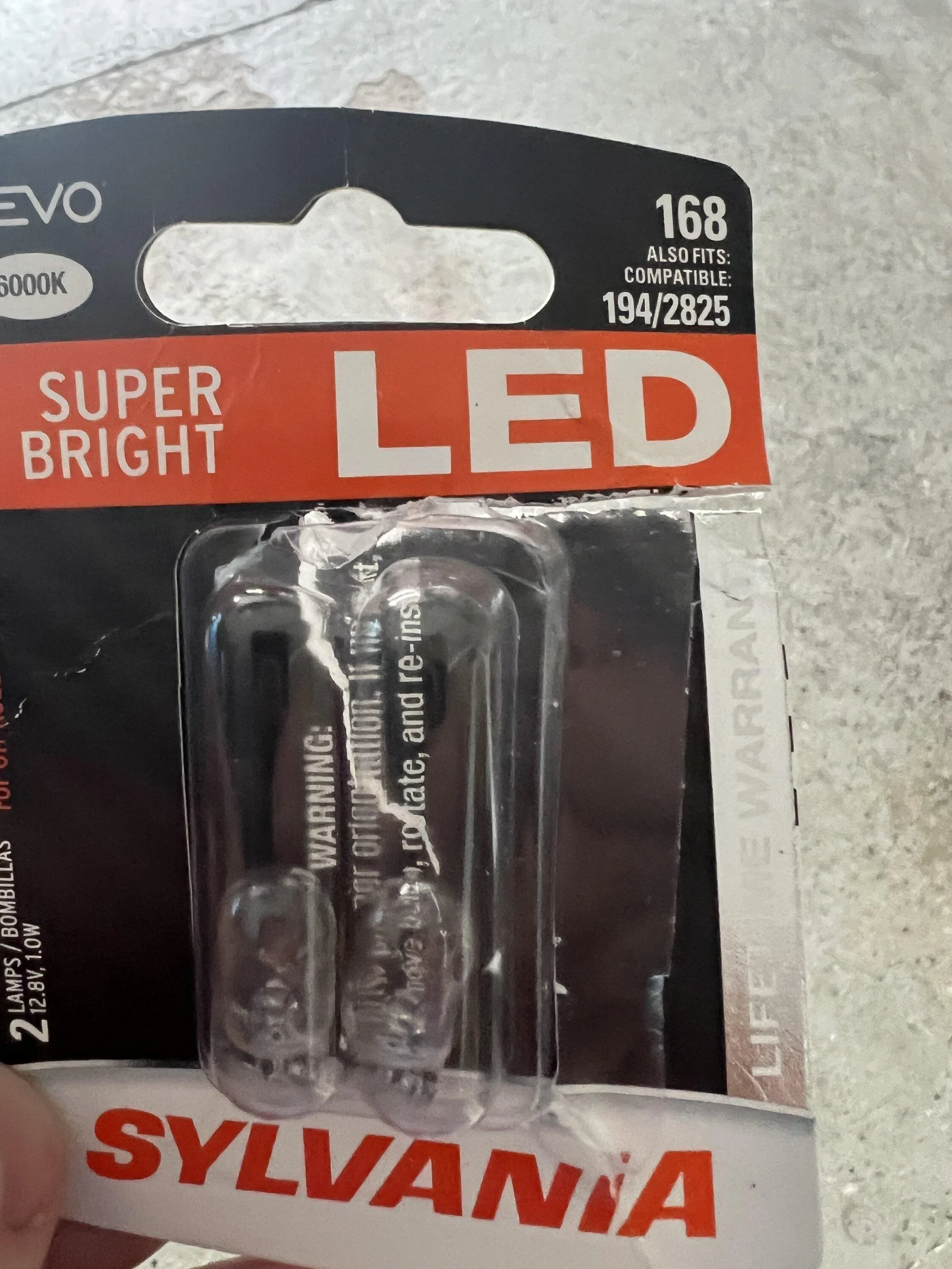 Ford F-150 license plate light bulbs IMG_8474
