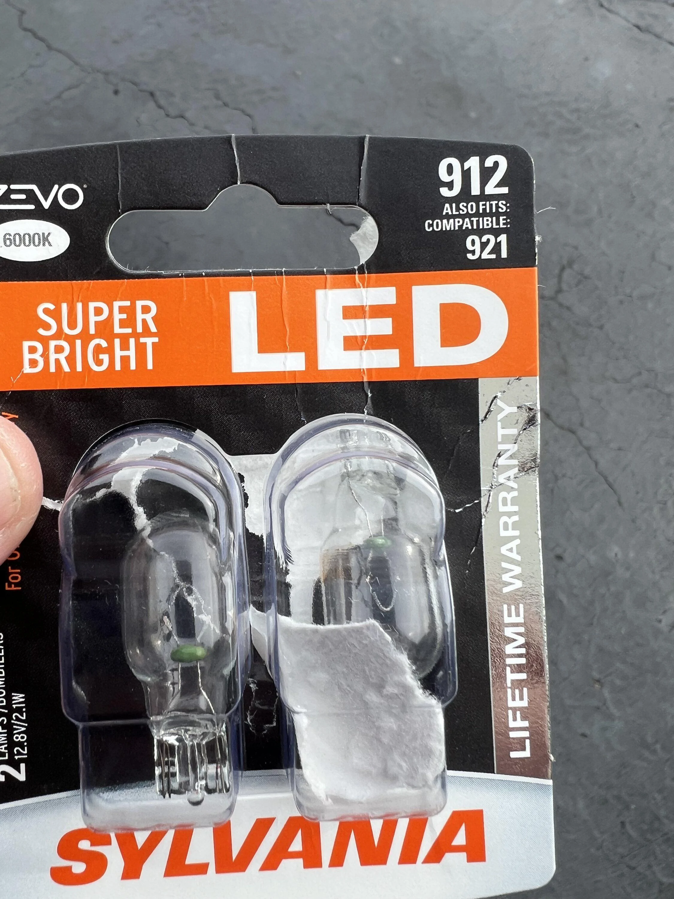 Ford F-150 license plate light bulbs IMG_8483