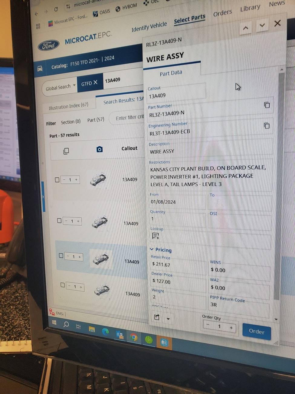 Ford F-150 Anyone install 2024 OEM LED bed lights IMG_8538