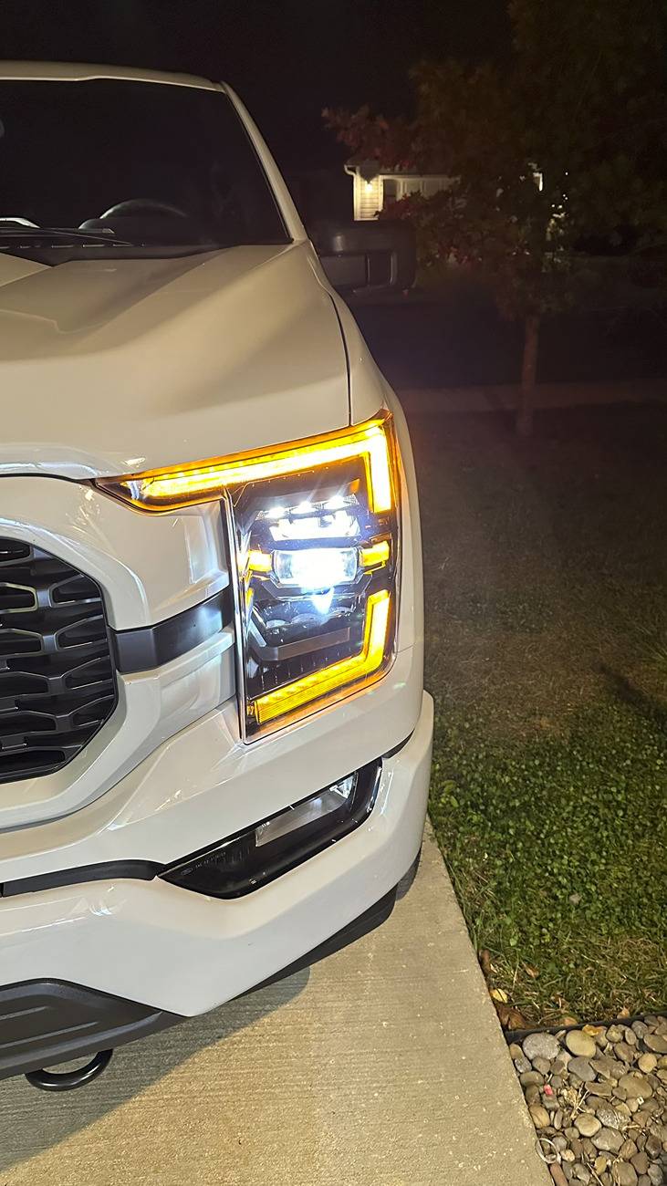 Ford F-150 21-23 Morimoto XB headlights with amber DRL IMG_8613.JPEG
