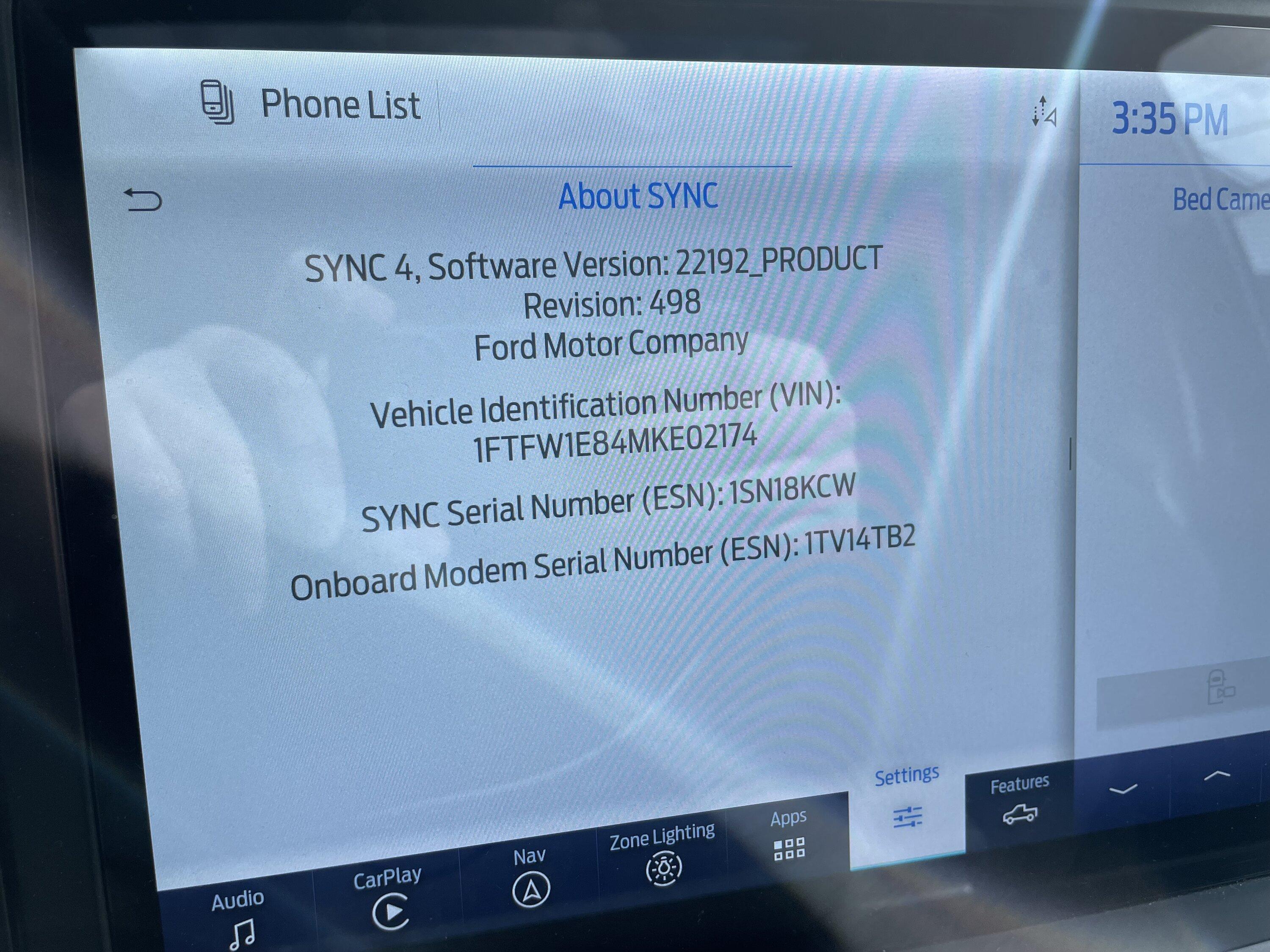 Ford F-150 Old 2.1.0 pushed OTA over new version?? IMG_8789