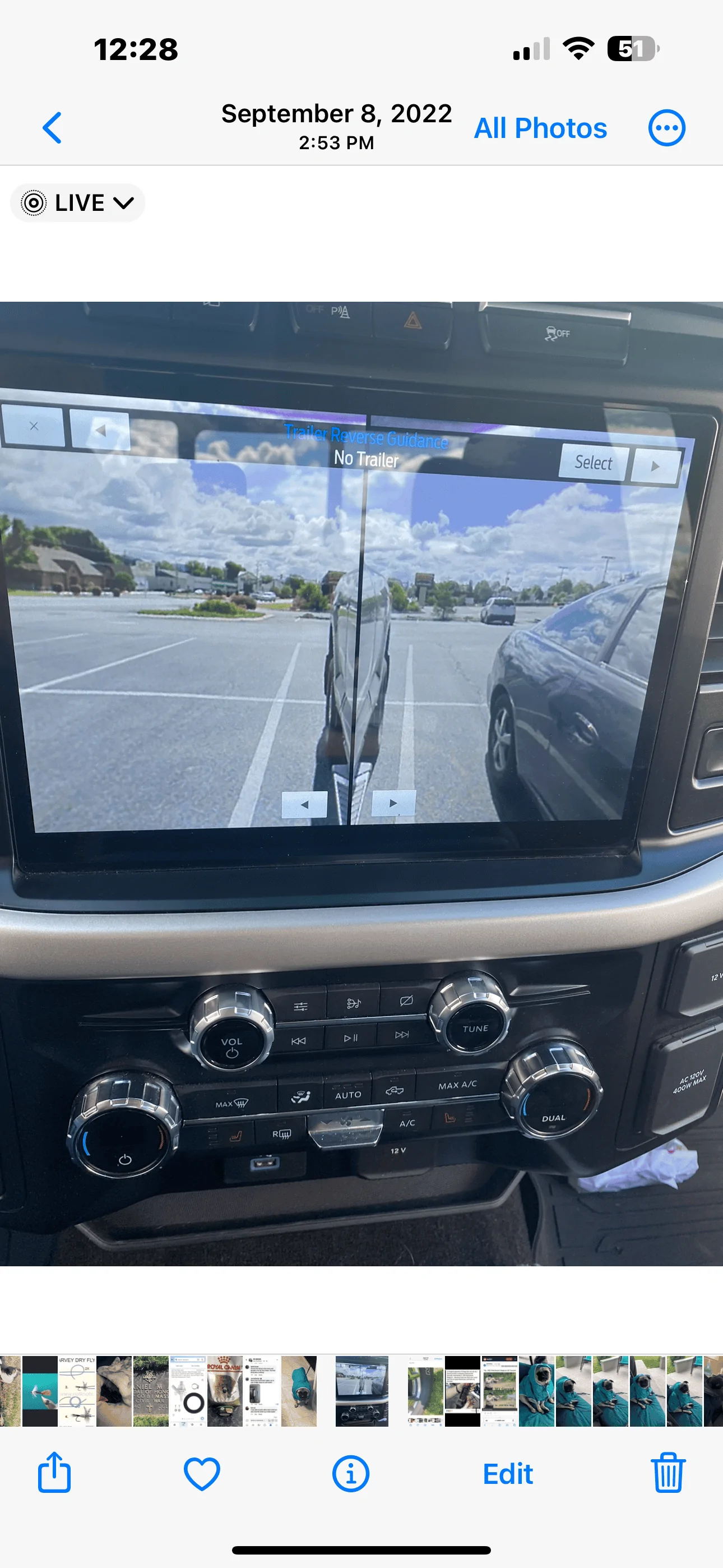 Ford F-150 Side cameras on with turn signal IMG_8880