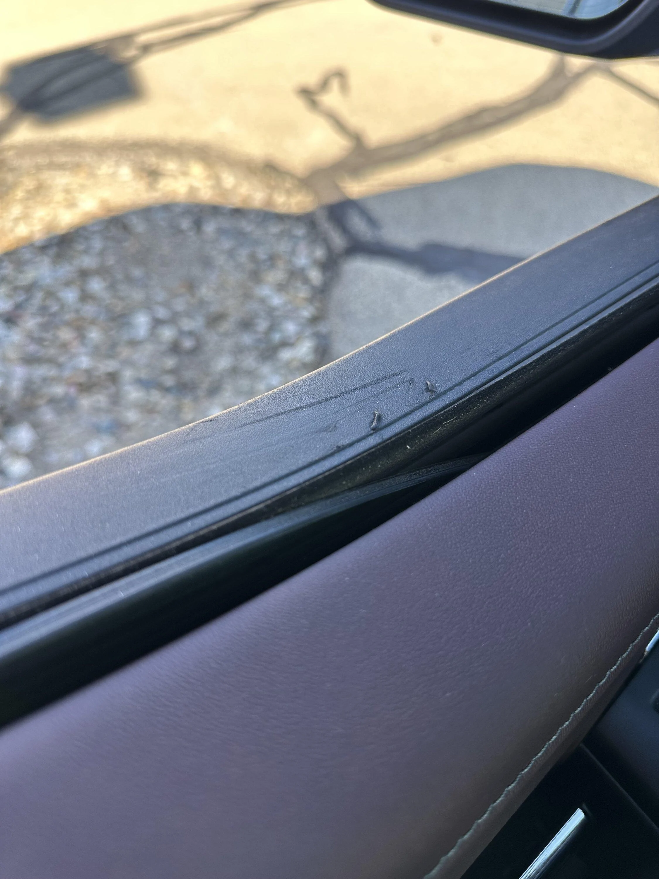 Ford F-150 Window Trim Damage IMG_8942