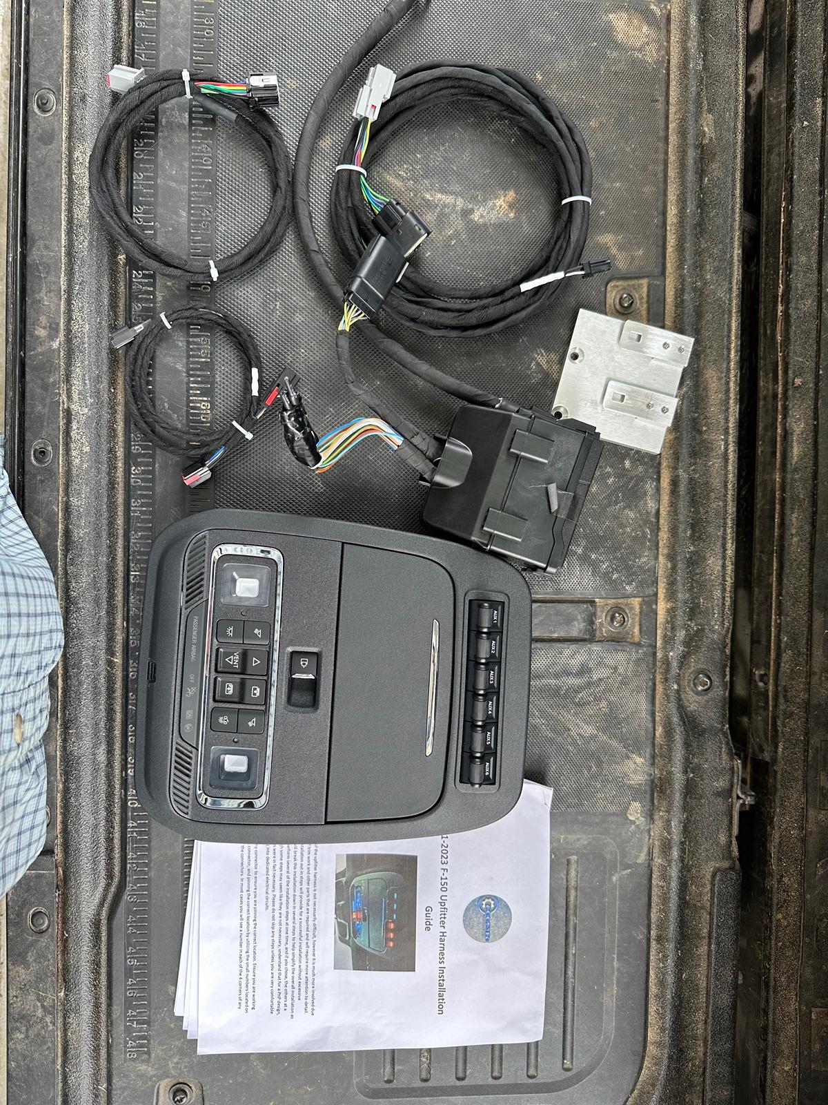 Ford F-150 Upfitter console and Boosted Grey Goose full wiring harness IMG_8946