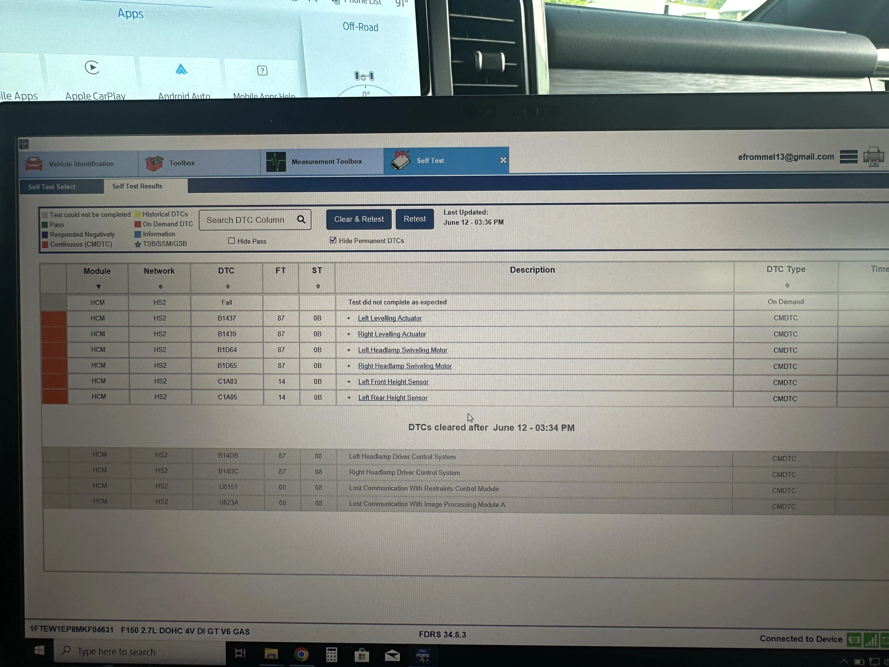 Ford F-150 Solved - LED projector swap no high beams IMG_8965