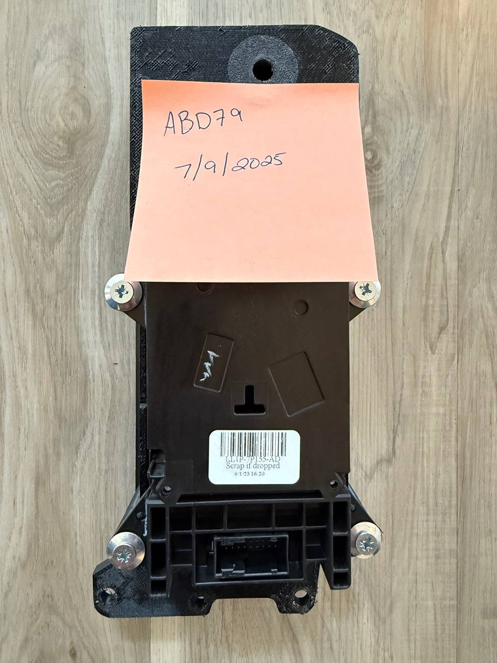 Ford F-150 2021 Folding Shifter to Rotary Shift Knob IMG_9114