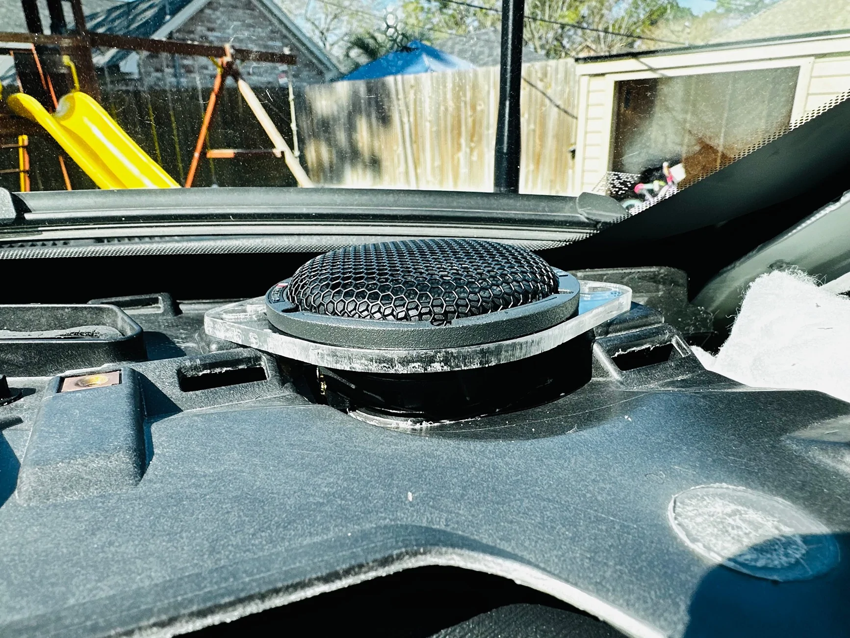 Ford F-150 Adding mid range speaker to dash without B&O unleashed IMG_9231