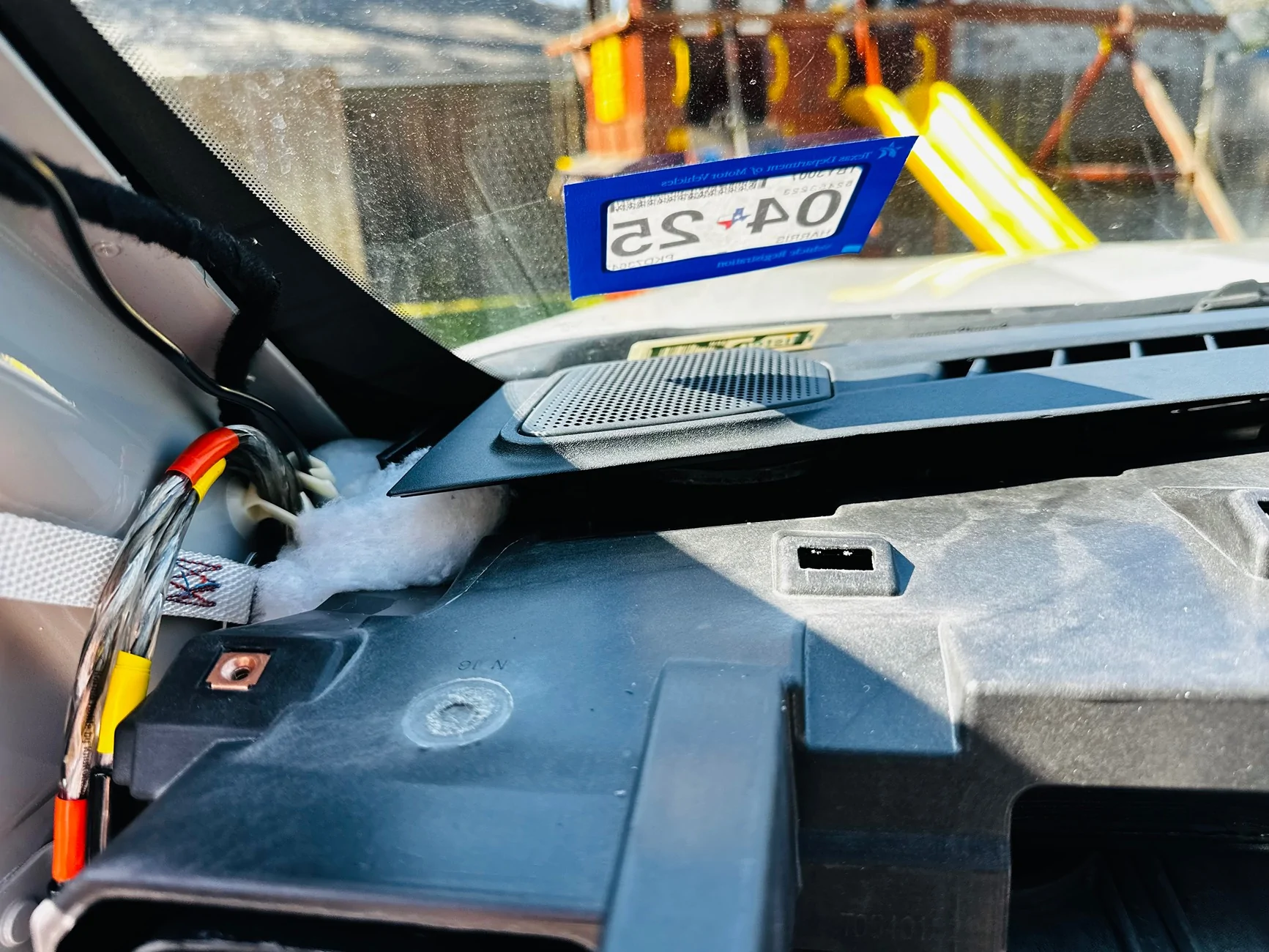 Ford F-150 Adding mid range speaker to dash without B&O unleashed IMG_9242