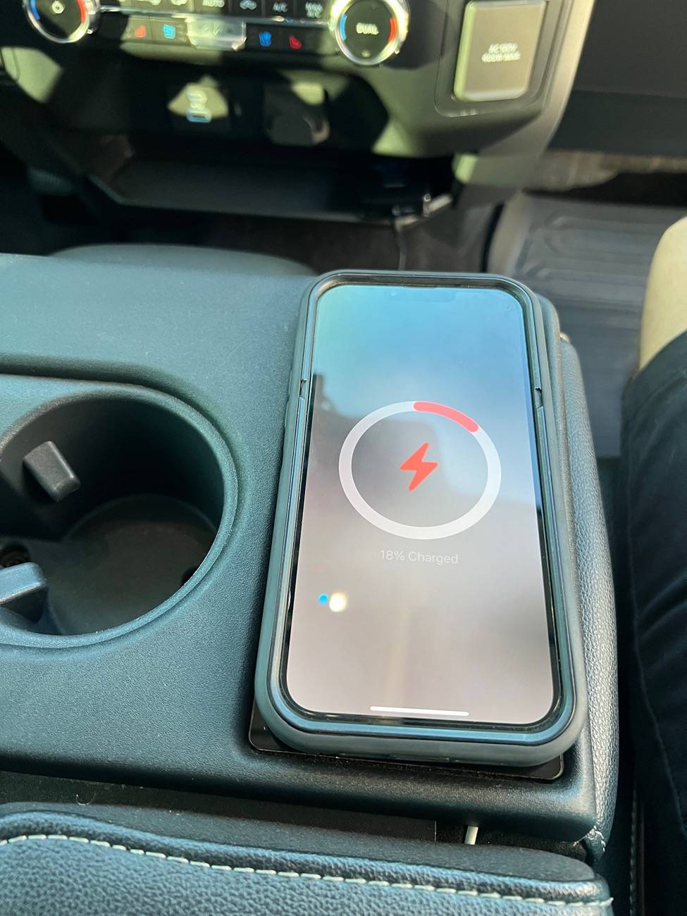 Ford F-150 Jump Seat Magsafe Charger for iPhone! IMG_9258
