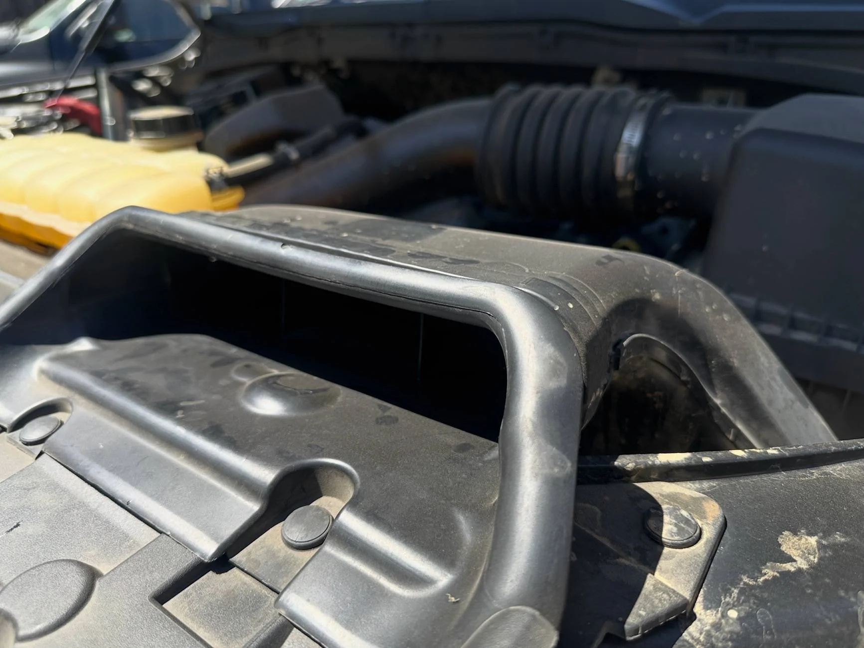 Ford F-150 Maxzina Air Intake Scoop installed IMG_9536