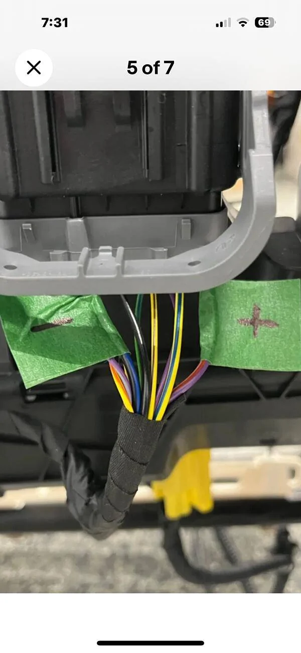 Ford F-150 2024 F150 XL (RCSB) - Who has wired in a powered passenger seat? IMG_9829