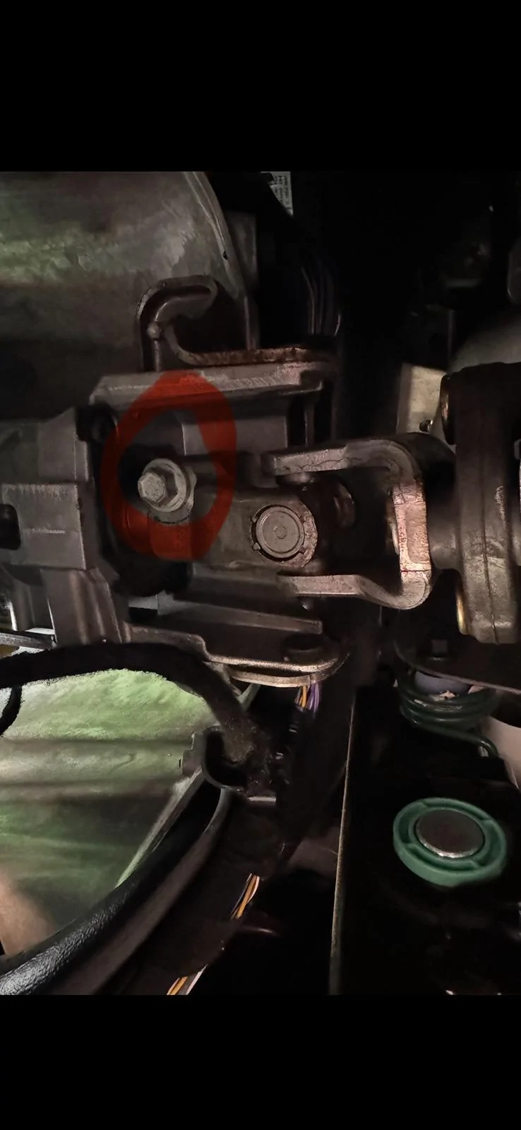 Ford F-150 Noise coming from behind steering wheel IMG_9860