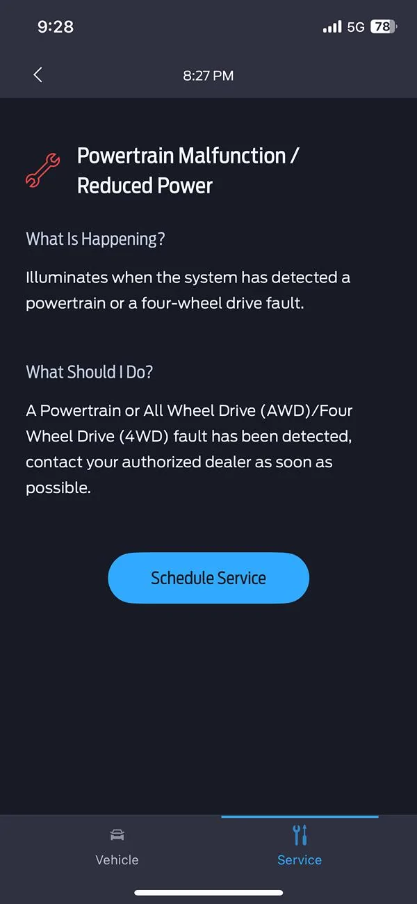 Ford F-150 Powertrain malfunction 2024 f150 IMG_9885
