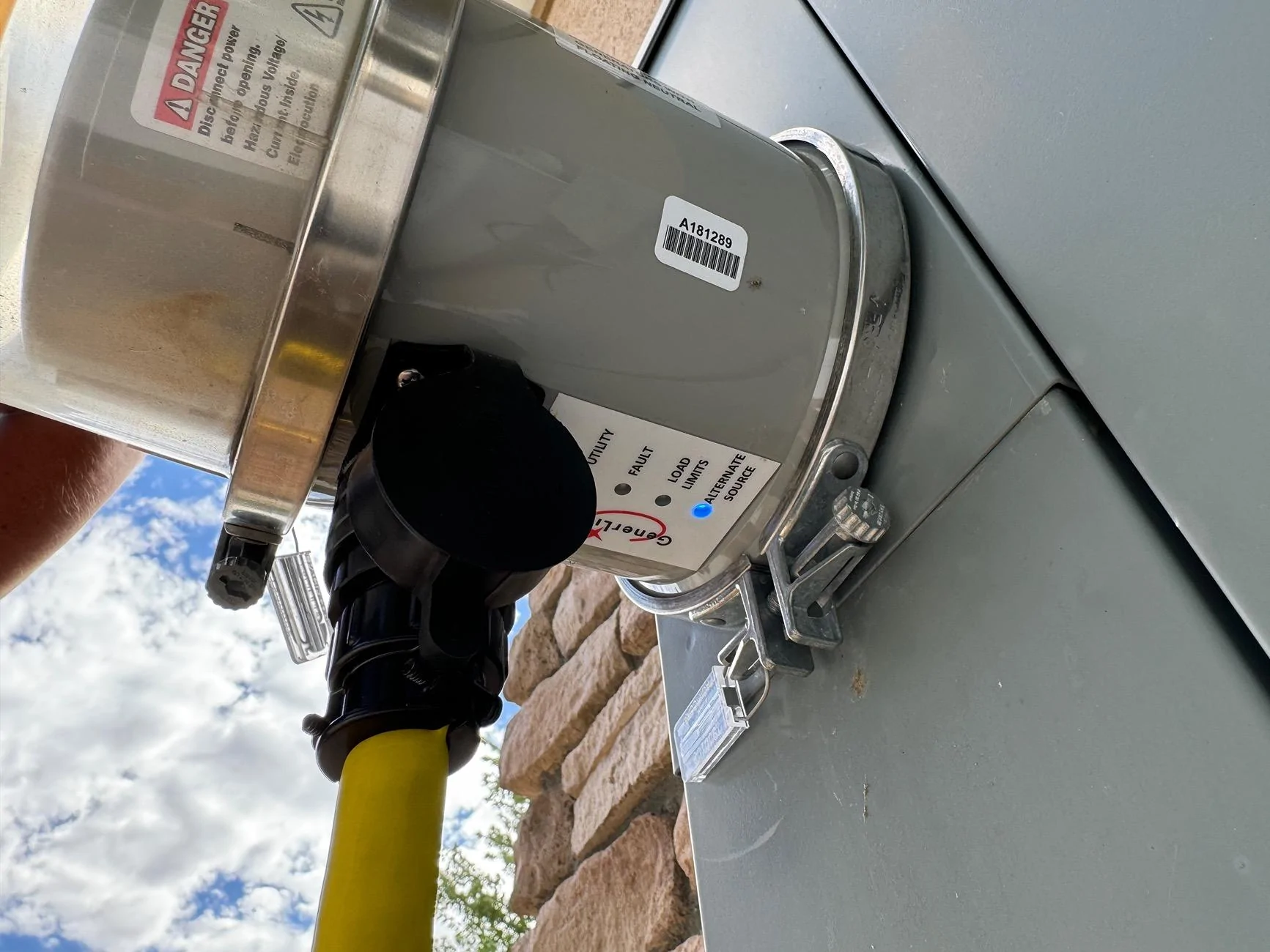 Ford F-150 Installed Transfer Switch in House IMG_9966