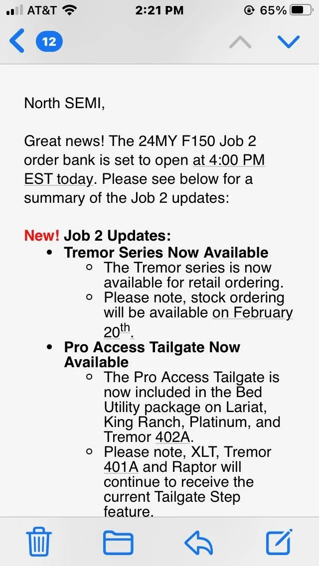 Ford F-150 Ford Converting Order to Job 2 IMG_9968
