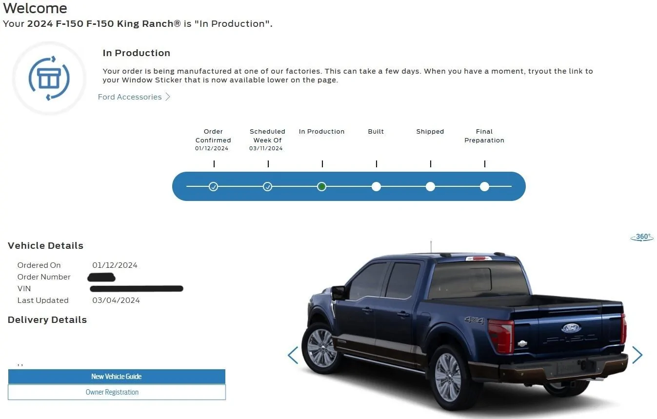 Ford F-150 "In Production" a week early In Production 2