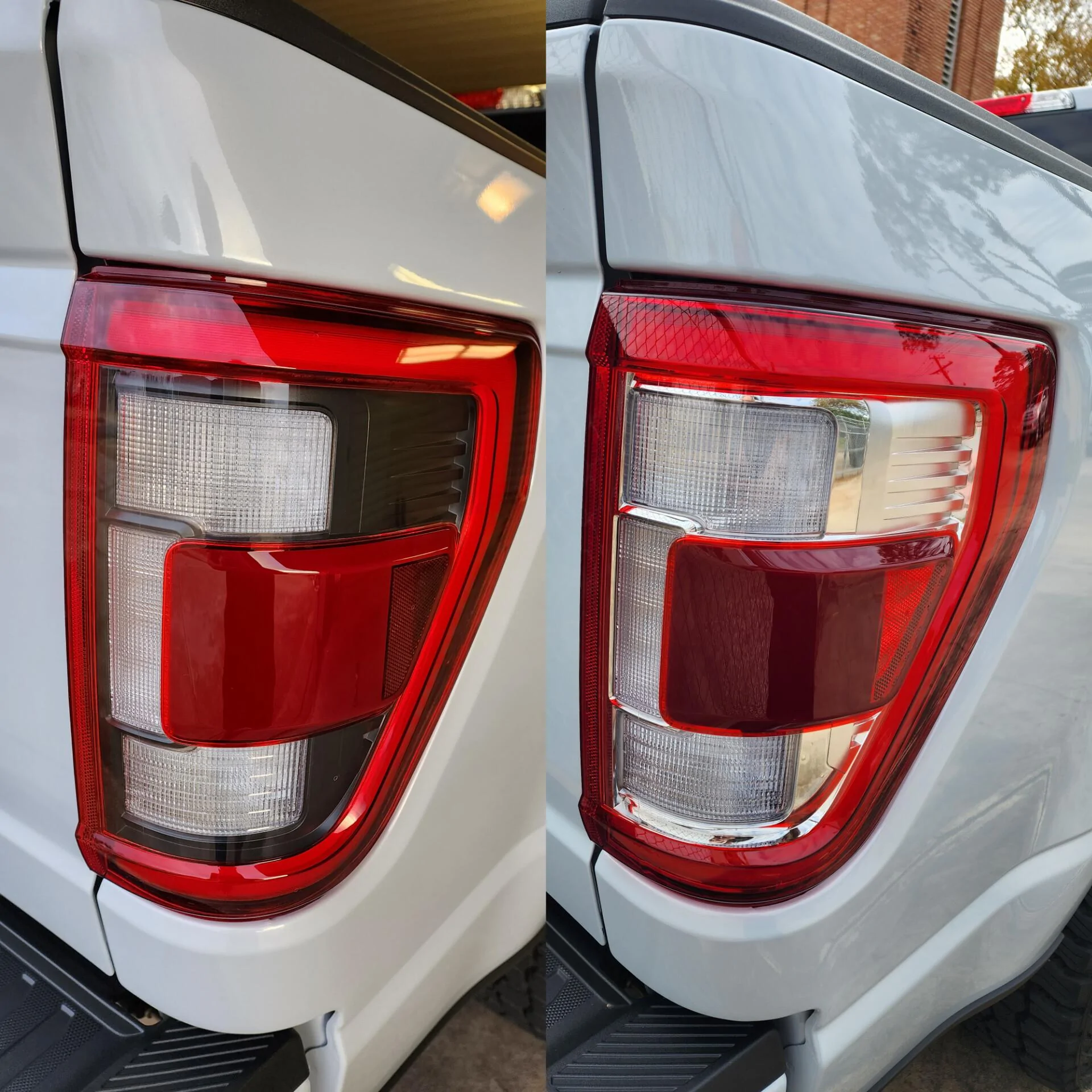 Ford F-150 Changing from LED lariat tail lights to Tremor/BAP InShot_20230109_155437063