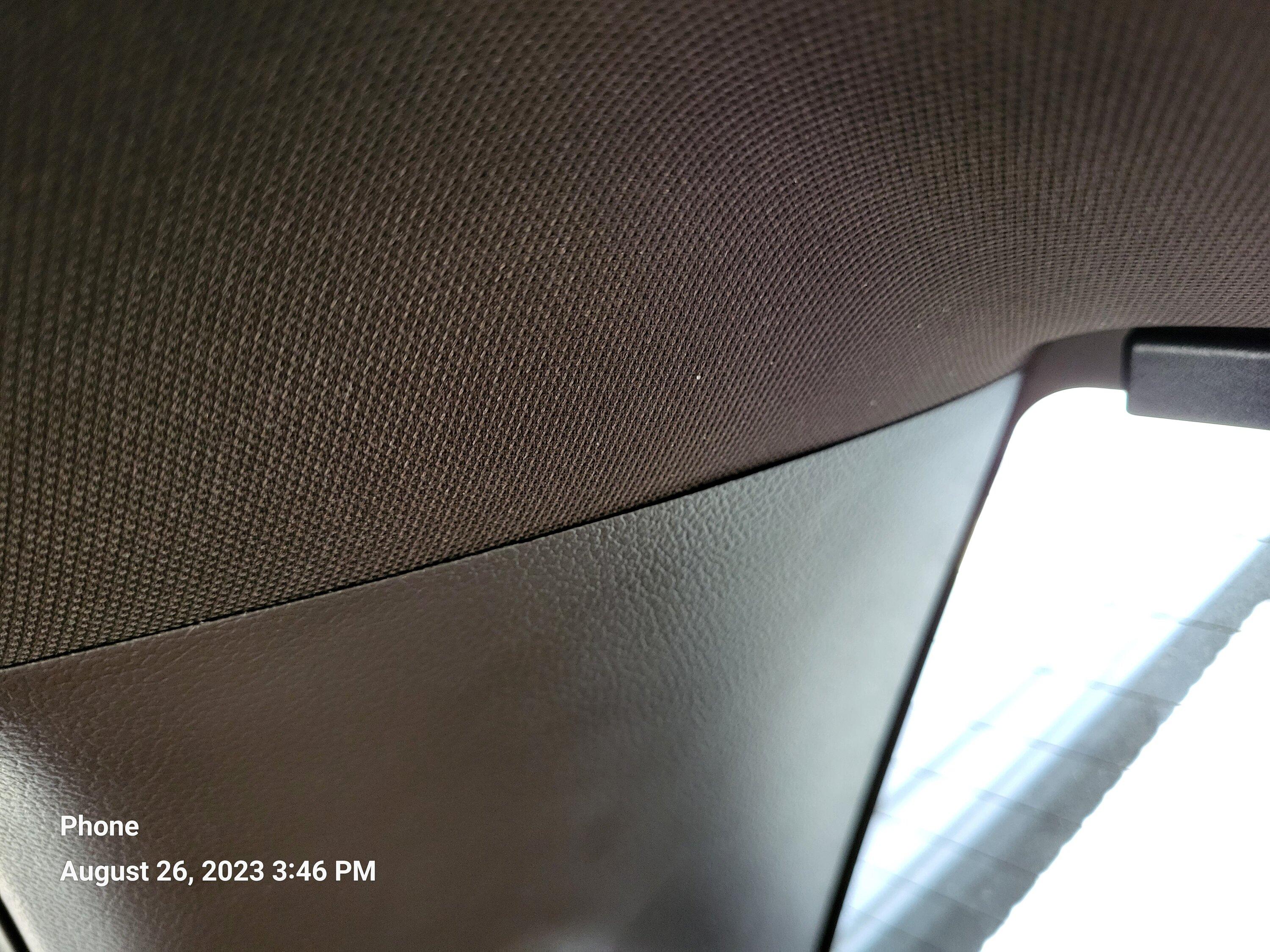 Ford F-150 Does your back door pillars both sit flush? interior trim (1)