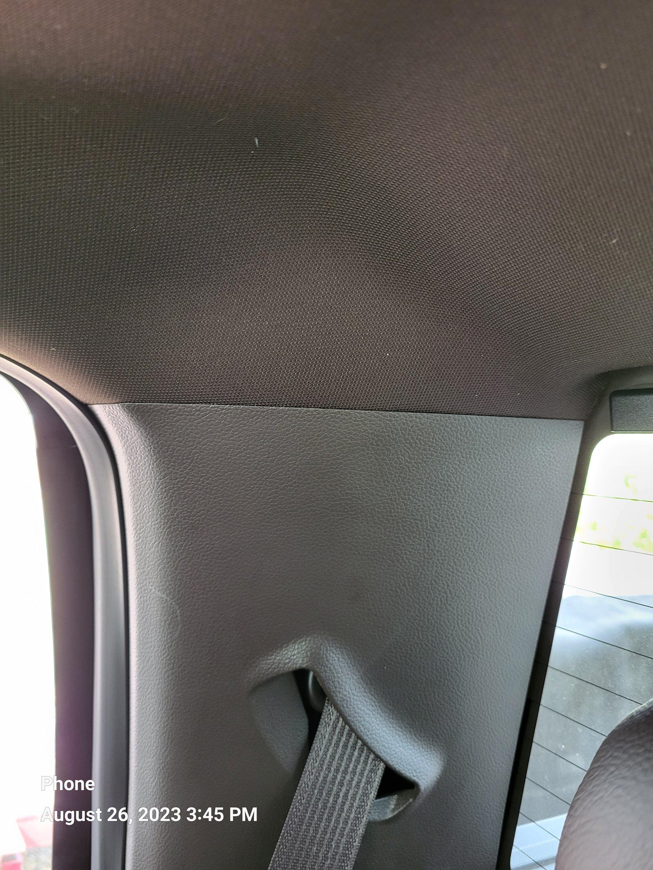 Ford F-150 Does your back door pillars both sit flush? interior trim (2)