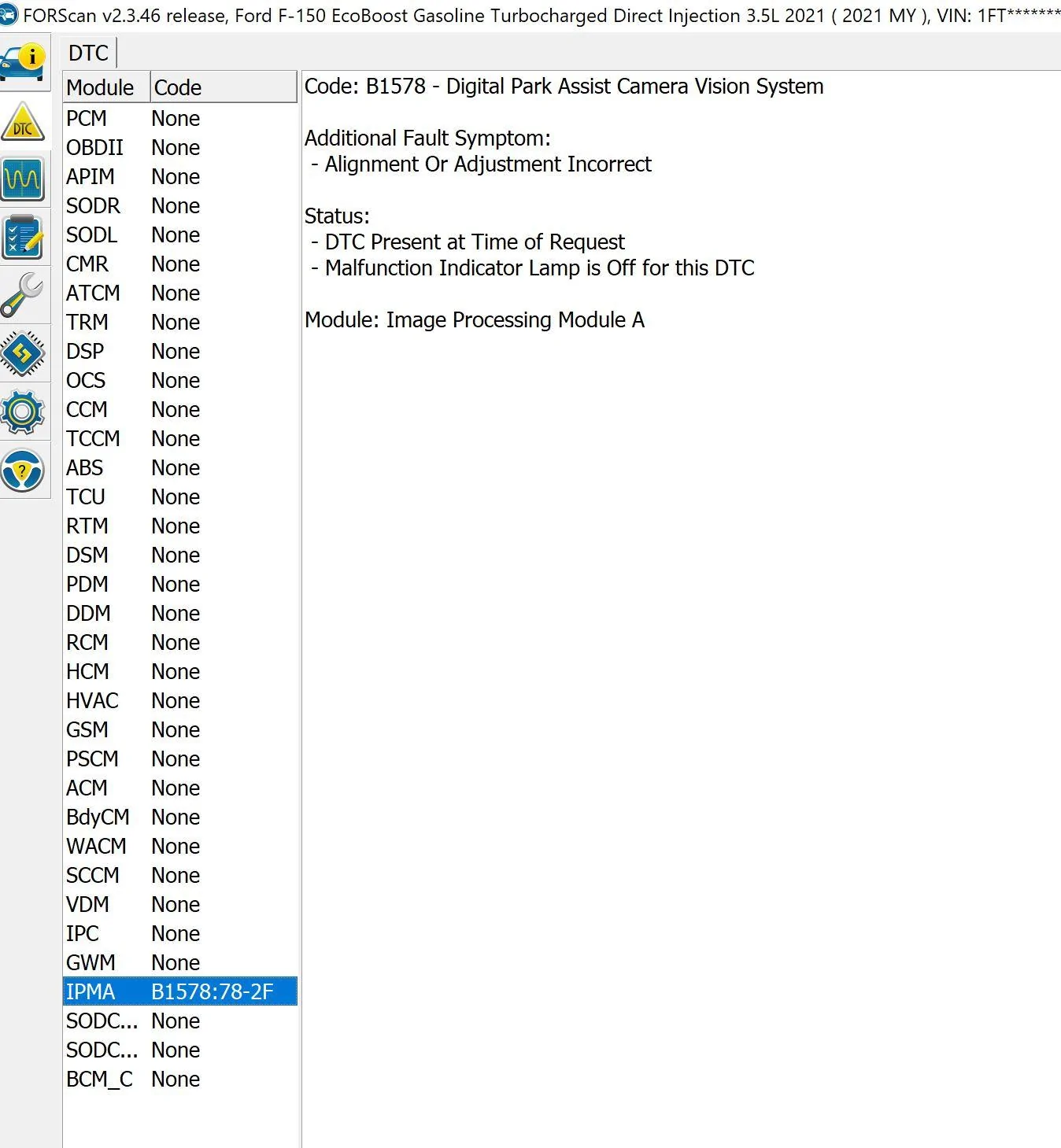 Ford F-150 Adaptive Head Lights - Coming to the US??? ipma dtc
