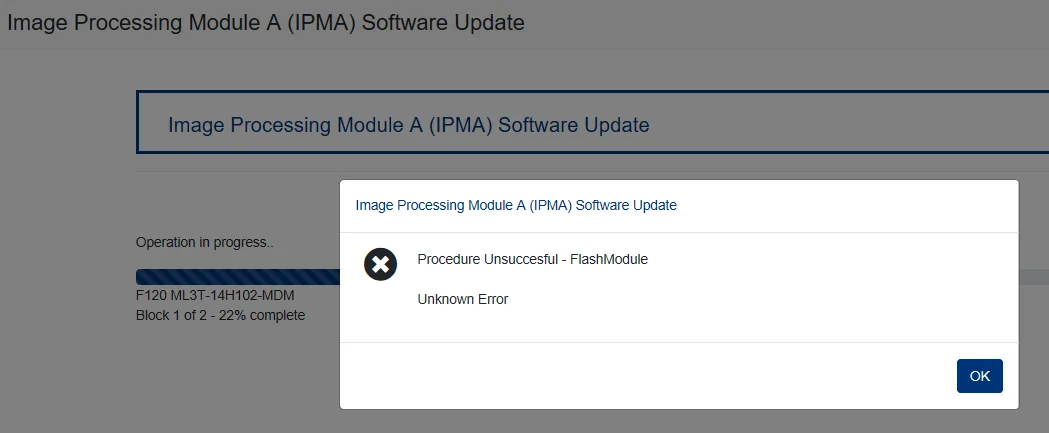 Ford F-150 ECU module programming guide using FDRS IPMA Error