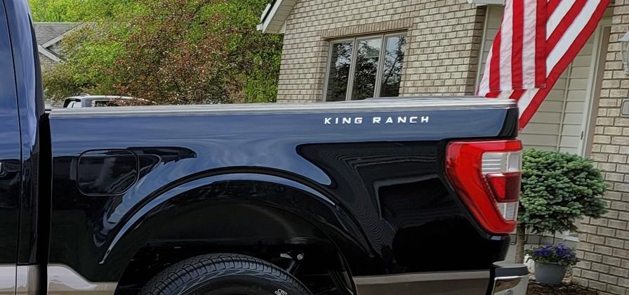 Ford F-150 2024 King Ranch Tailgate King Ranch Letters