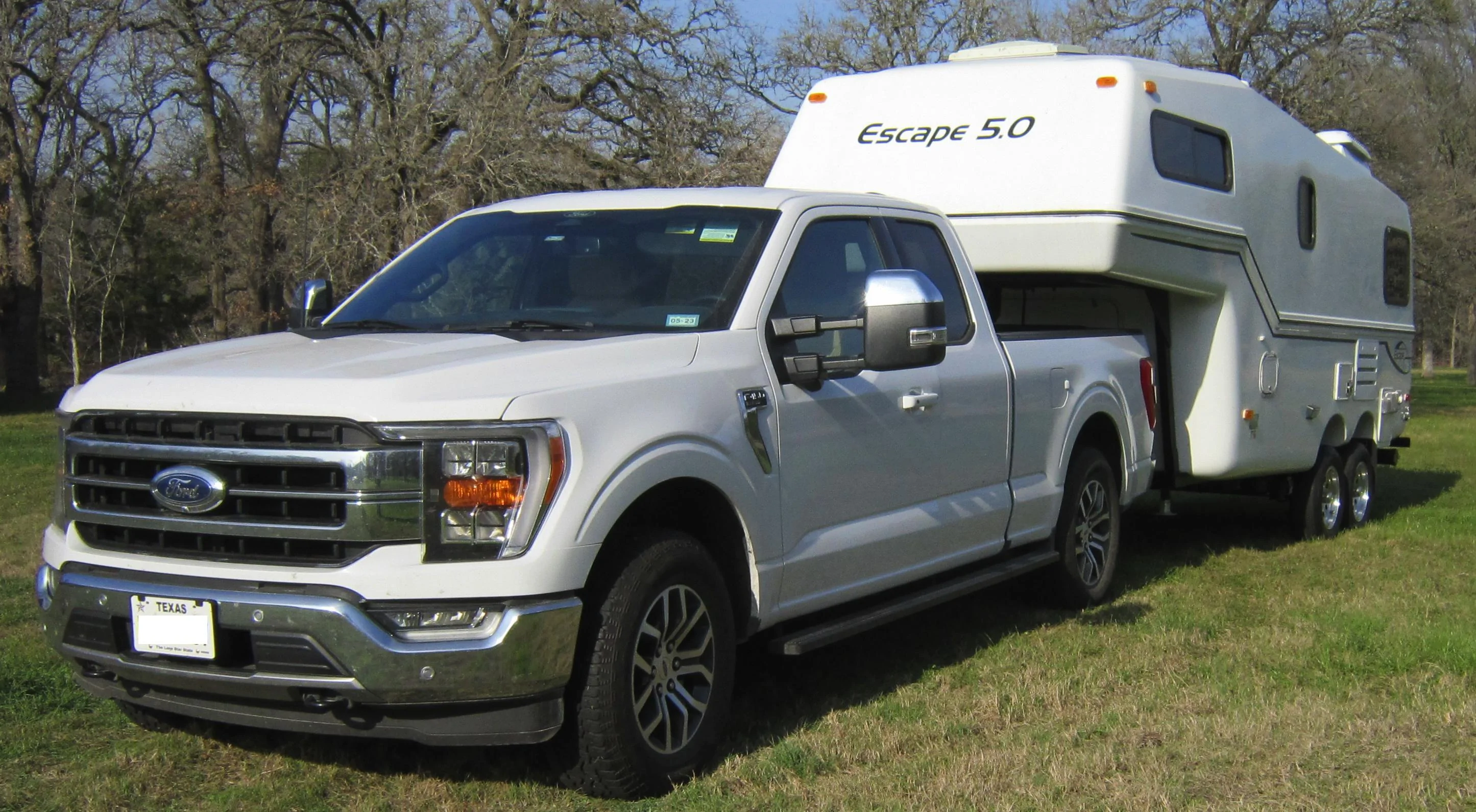 Ford F-150 Another 5th wheel rig (a work in progress): 2022 Lariat SuperCab 3.5EB 4x4 towing Escape 5.0 Trailer LARIAT WITH ESCAPE 02