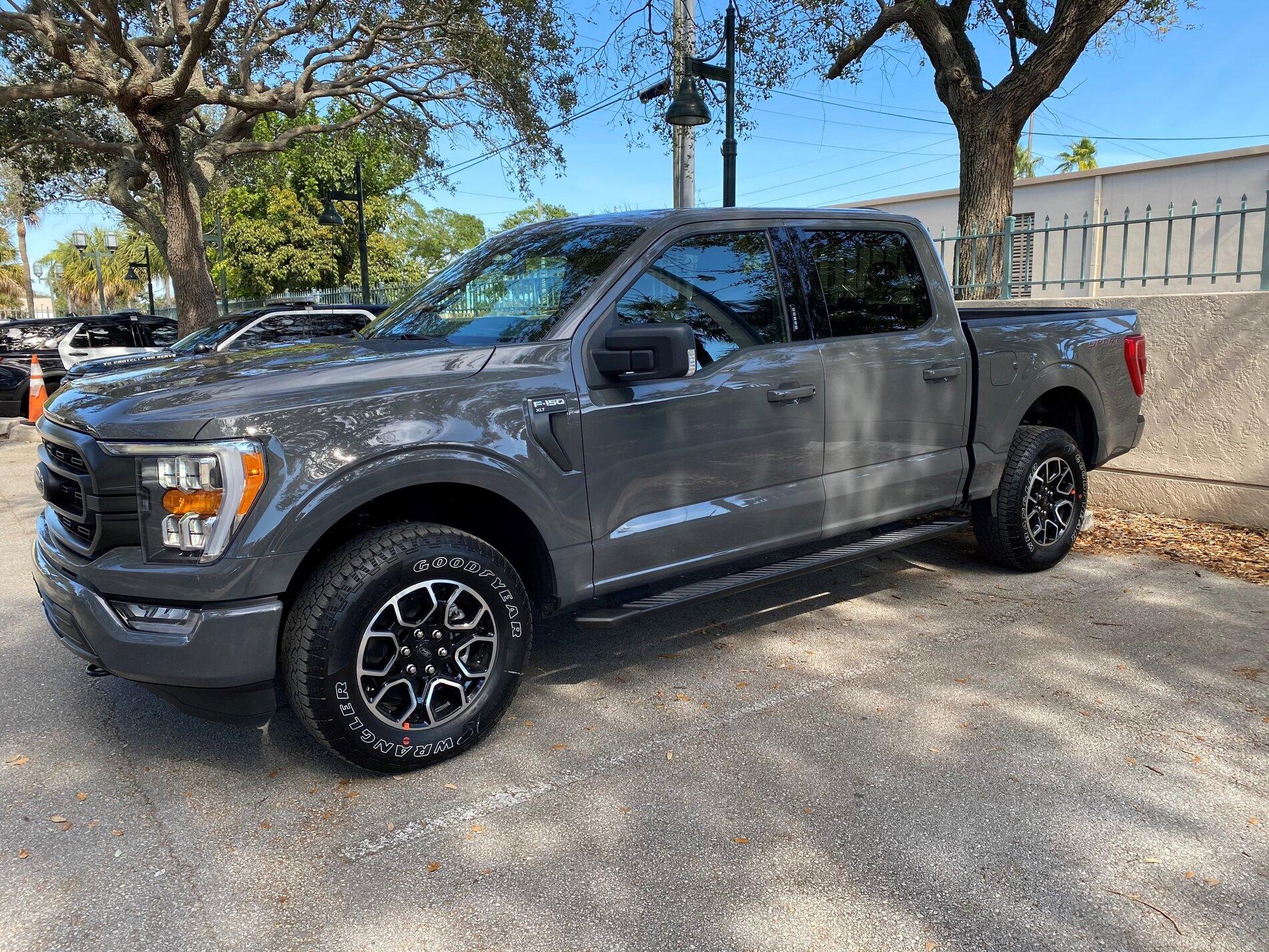 Ford F-150 2021 XLT Sport 18" take offs with Goodyears Leadfoot