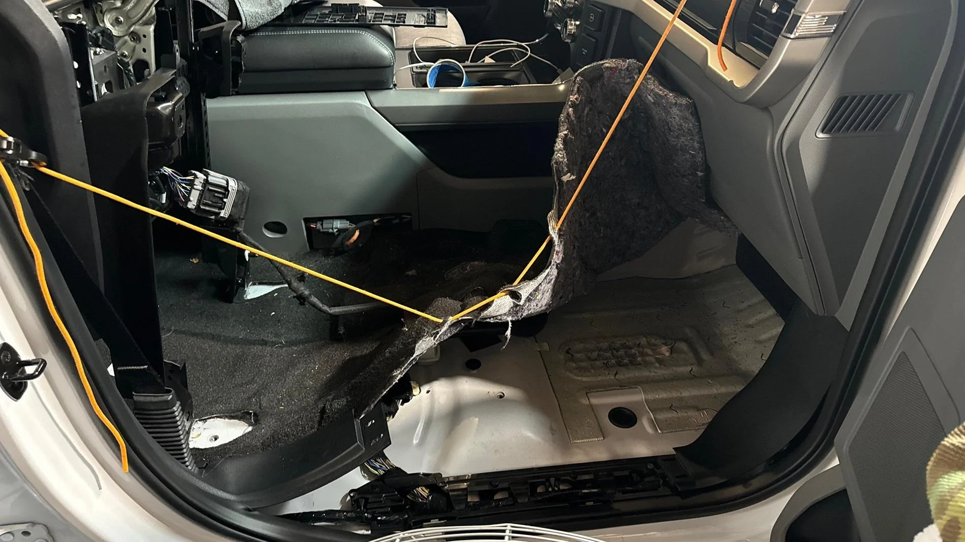 Ford F-150 Cabin air filter soaking wet leak 1