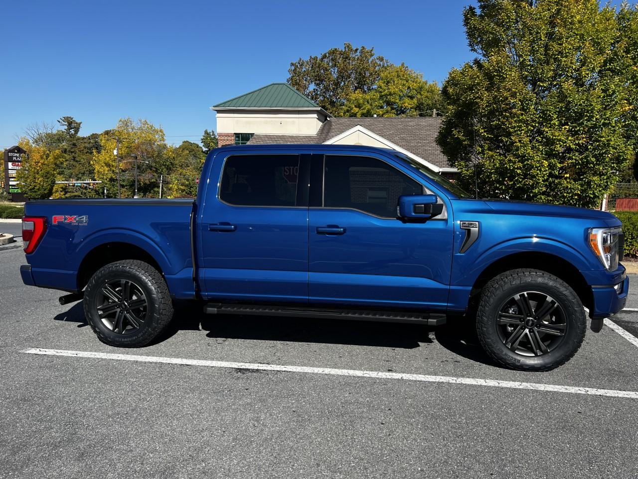 Ford F-150 Bilstein 6112 clip setting location Lift with Recon Grapplers