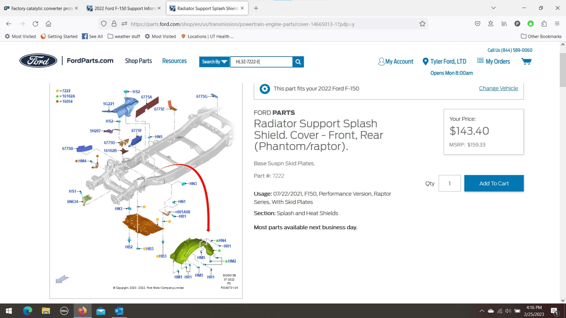 Ford F-150 Undercover fail metal ford engine trans cover (10)