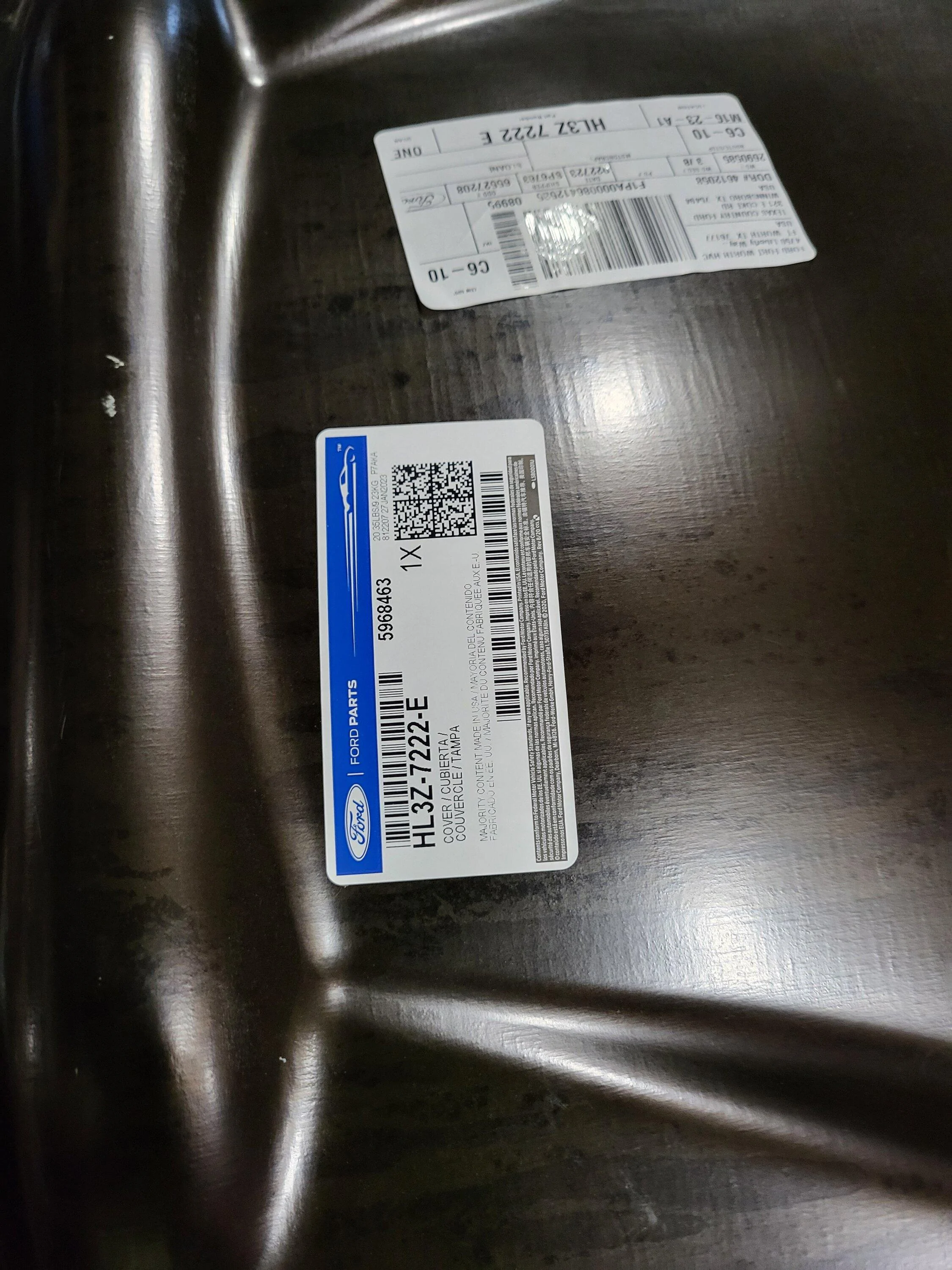 Ford F-150 Any disadvantages to skid plates? metal ford engine trans cover (9)