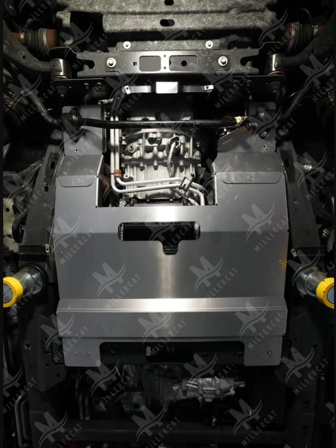 Ford F-150 Powerboost CAT Shield - Talons Garage or Miller CAT Millercat f150-hybrid-shield-full