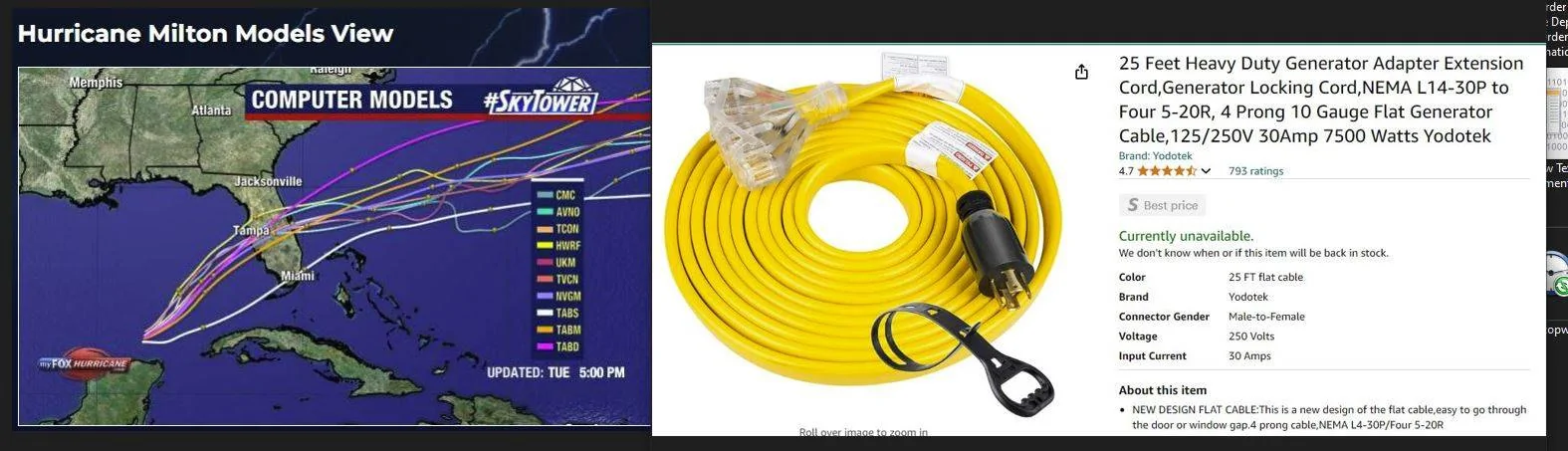 Ford F-150 PowerBoost Hurricane Milton Prep - Part 2 miltontrackcord