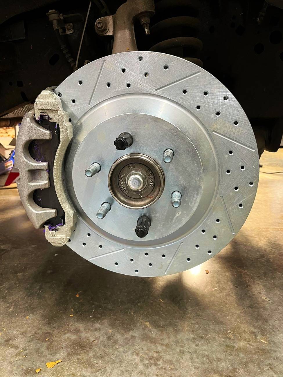 Ford F-150 Baer Brakes Big Claw Performance Rotor Kit - #2261046 mount-with-pad