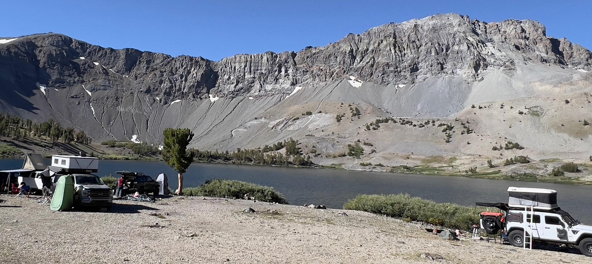 Ford F-150 Off-roaded a stock FX4 Powerboost to Leavitt Lake, CA Mountains