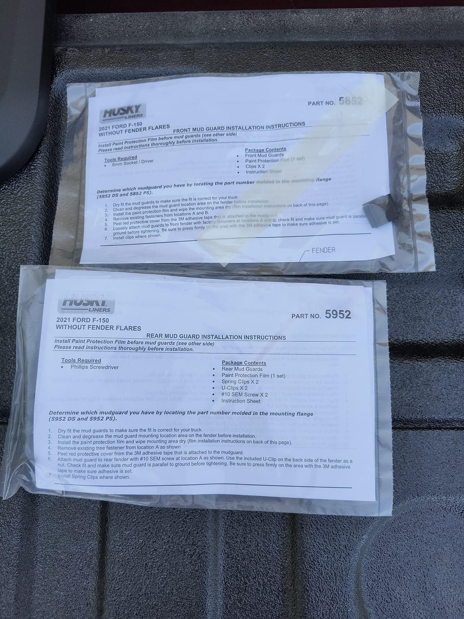 Ford F-150 Husky Mud Flaps mud flaps 3