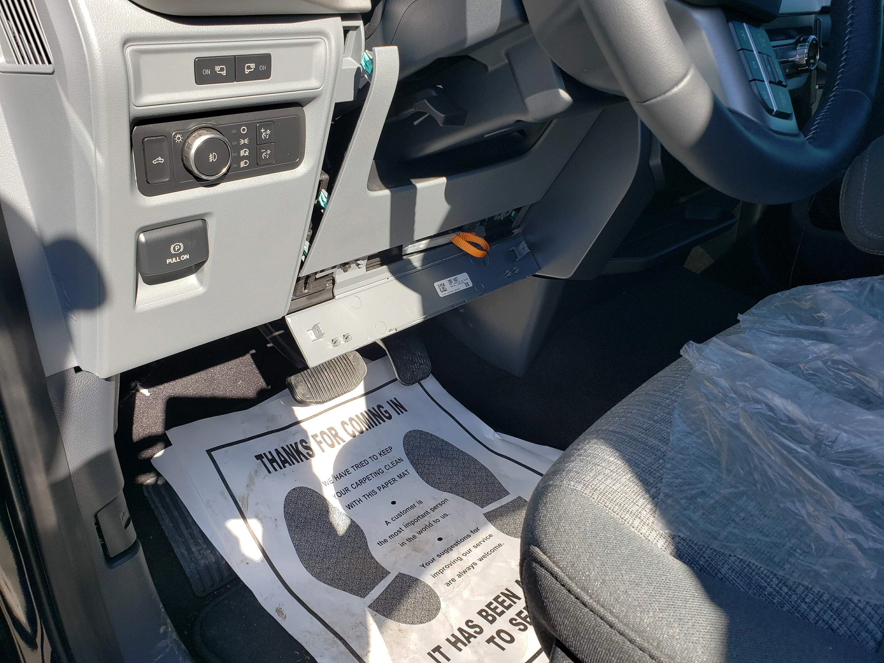 Ford F-150 Shift truck into neutral without engine running? Neutral Strap [1]