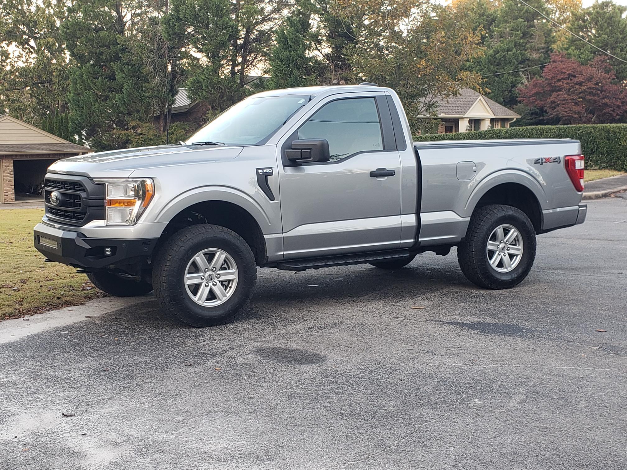 Ford F-150 Regular Cab SWB build New Bumper 2