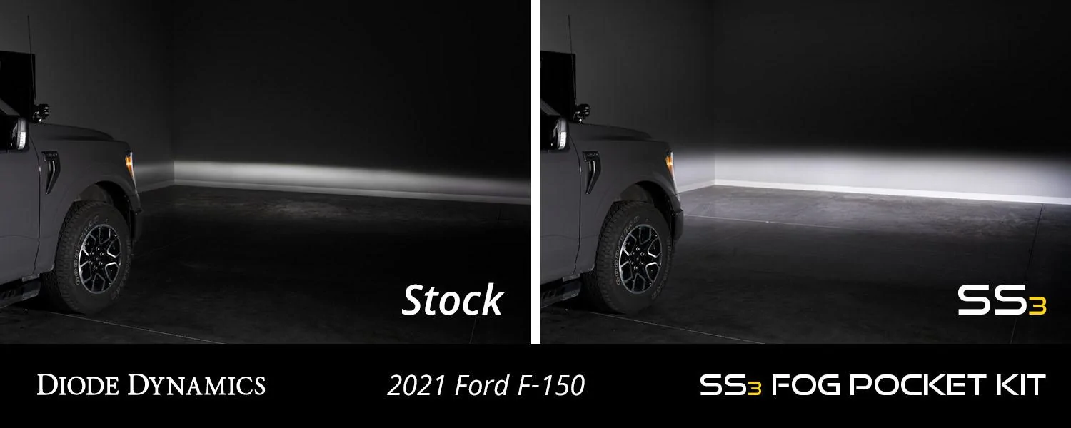 Ford F-150 Stage Series Fog Pocket Kit for 2021+ Ford F-150 | Diode Dynamics NG4EyB0