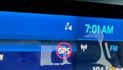 Ford F-150 No GPS Icon no gps