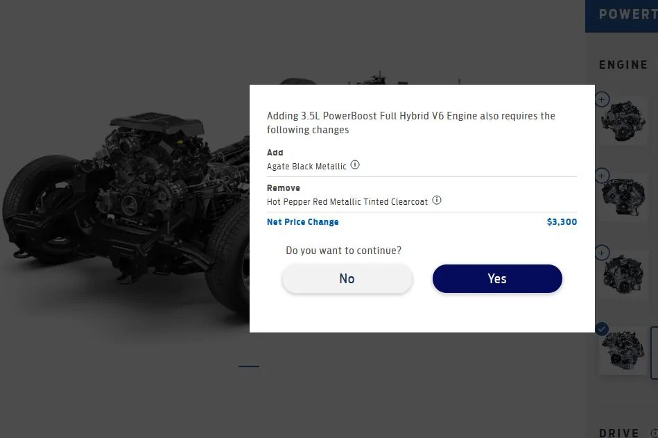 Ford F-150 Anyone order a Hot Pepper Red? No Lariat Powerboost Hot Pepper