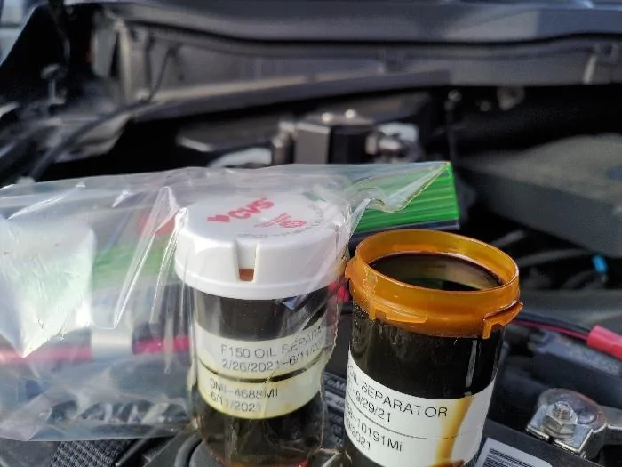 Ford F-150 Need a catch can? oil1