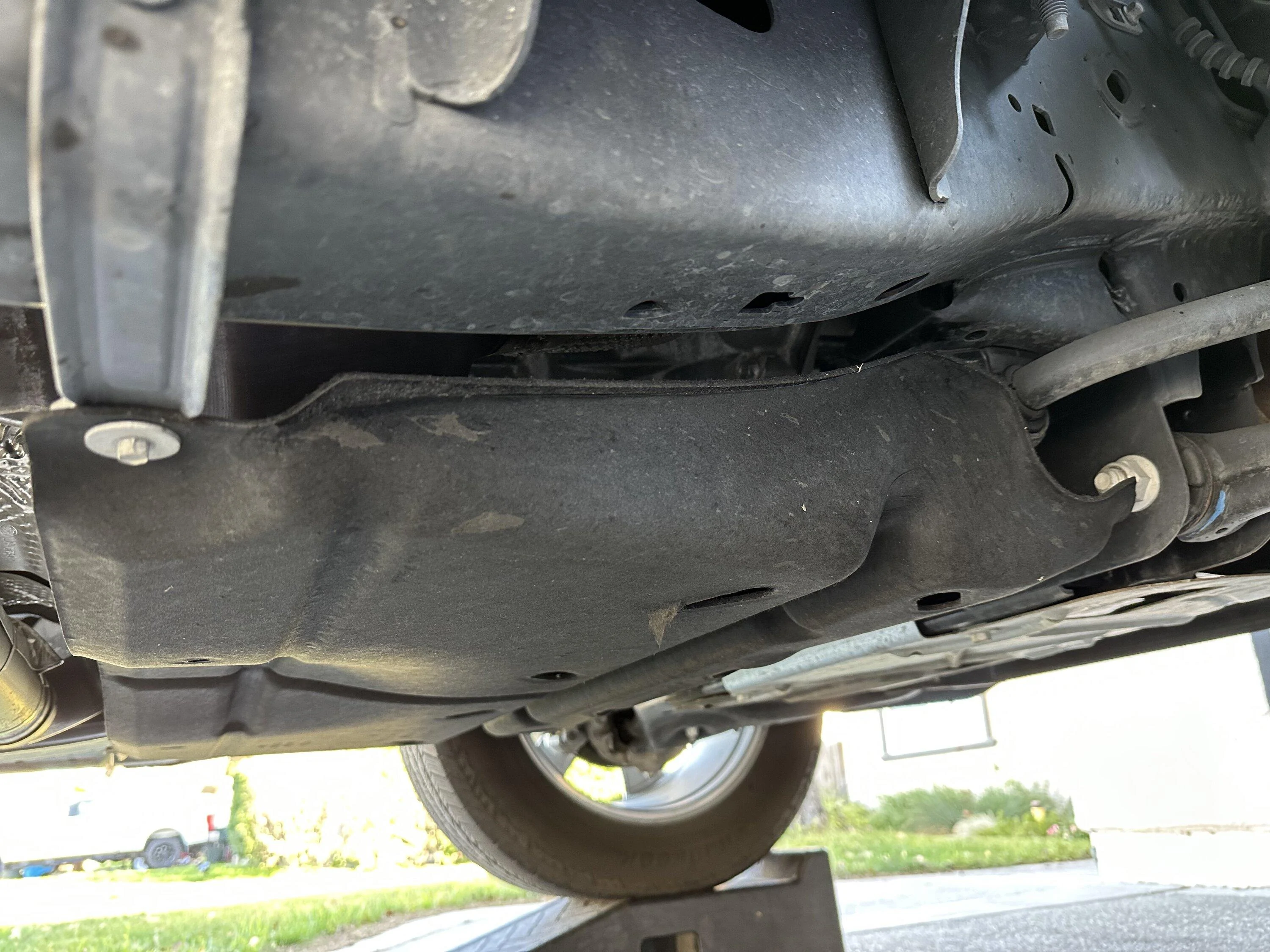 Ford F-150 Factory catalytic converter protection Old