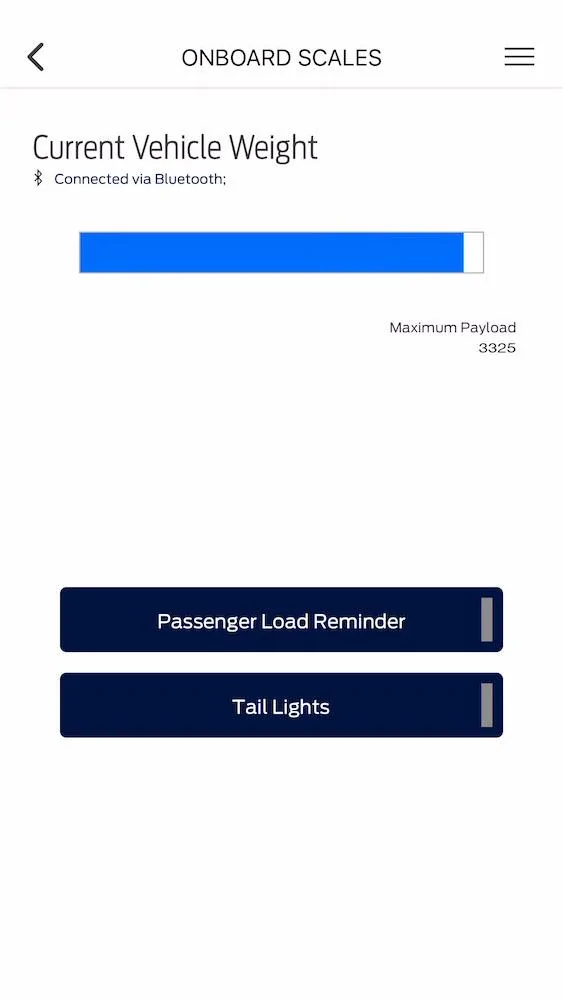 Ford F-150 F-150 Adds Class-Exclusive Payload Estimation, Trailer Towing and Smart Suspension Damping Features OnboardScales_FordPass_screens_02